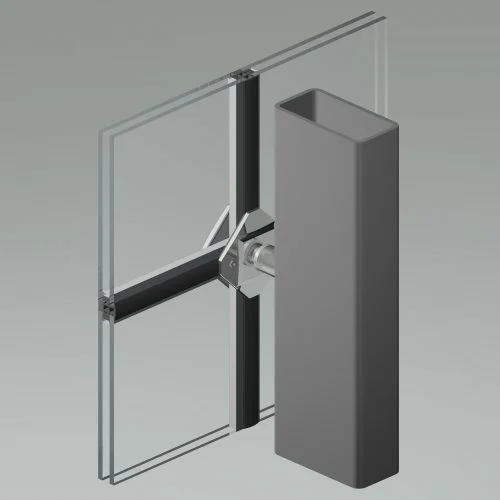 Metal Fin Wall detail